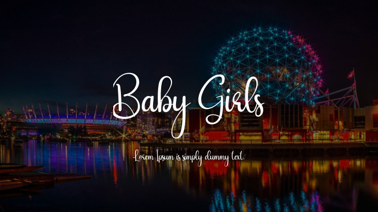 Baby Girls Font