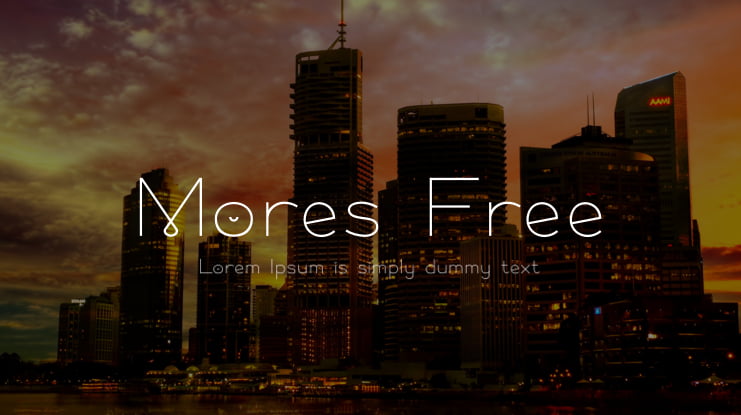 Mores Free Font