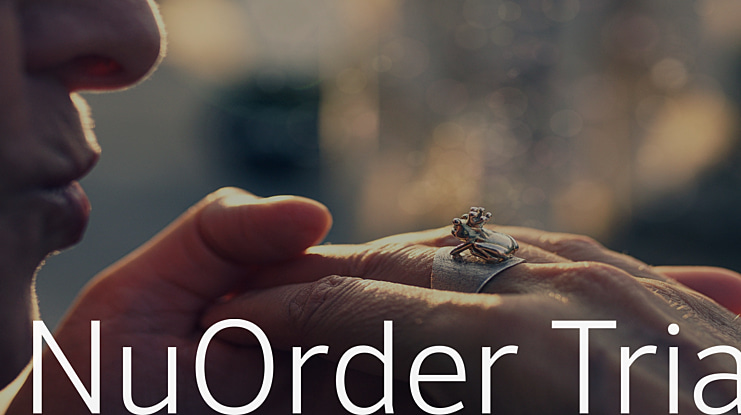 NuOrder Trial Font Family