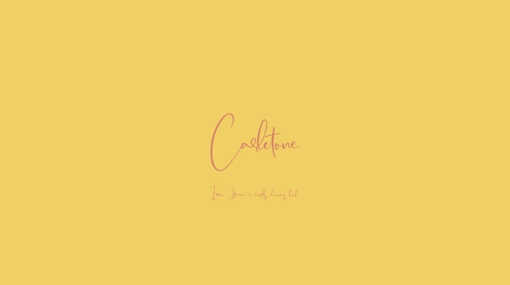 Carletone Font