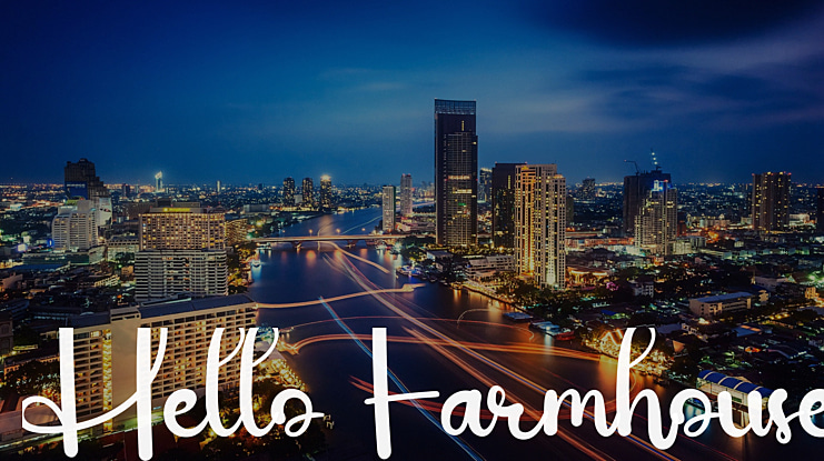 Hello Farmhouse Font