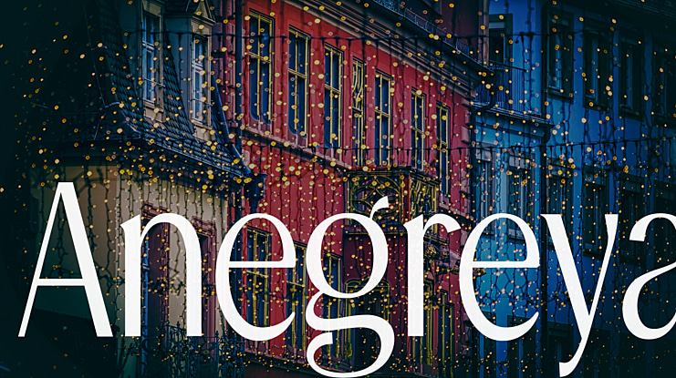 Anegreya Font Family