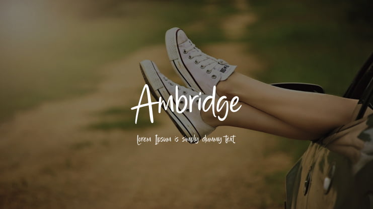 Ambridge Font