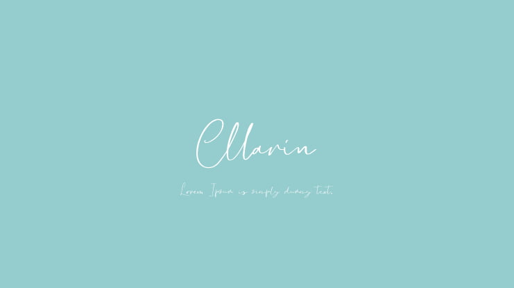 Cllarin Font