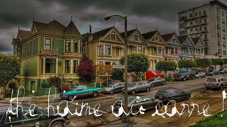 The haine au carre ! Font