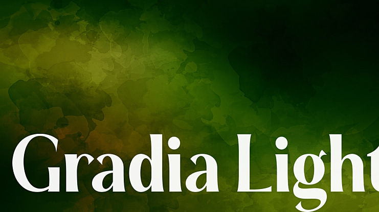 Gradia Font