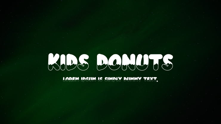 Kids Donuts Font