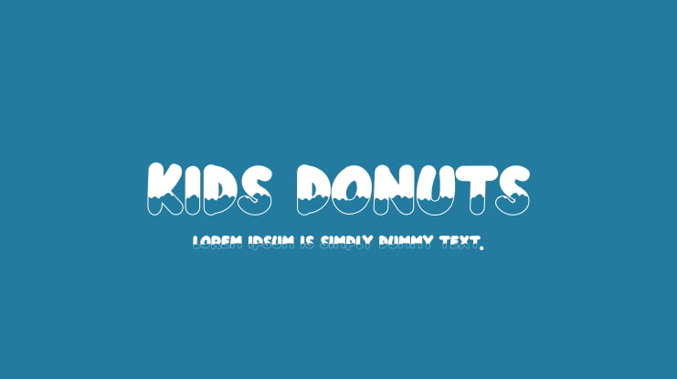 Kids Donuts Font