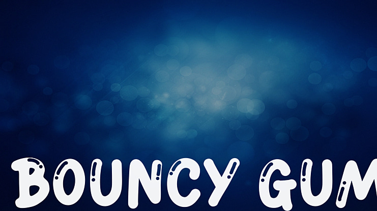 BOUNCY GUM Font