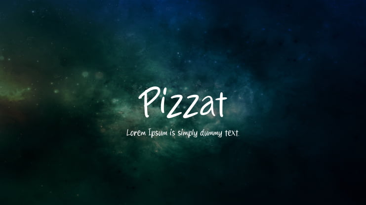 Pizzat Font