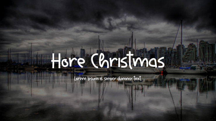 Hore Christmas Font
