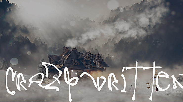 Crazy Written Font