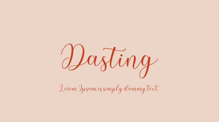 Dasting Font