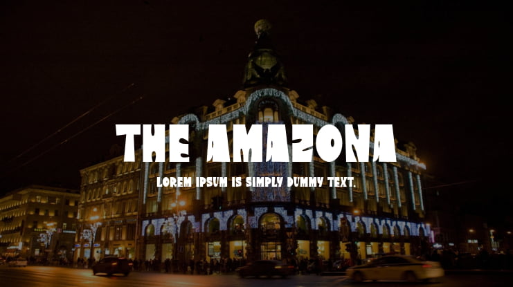 The Amazona Font