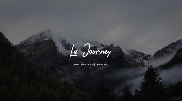 Le Journey Font