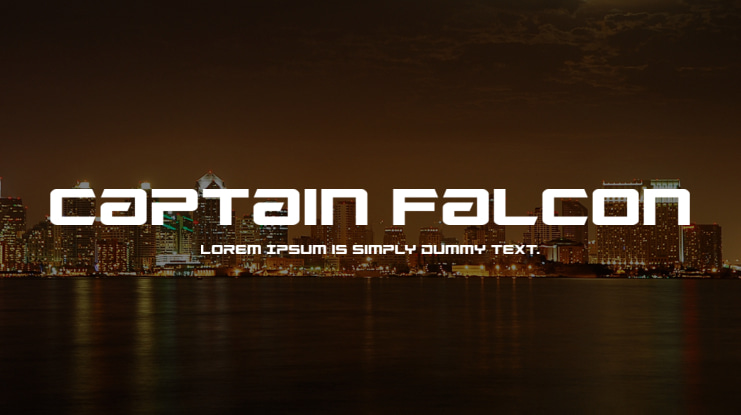 Captain Falcon Font Family