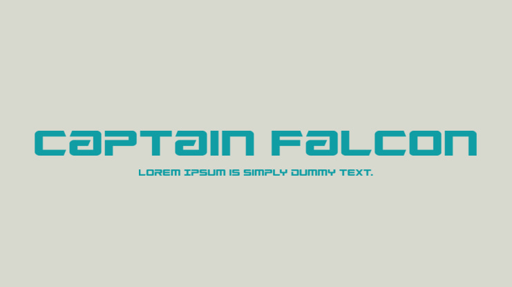 Captain Falcon Font Family
