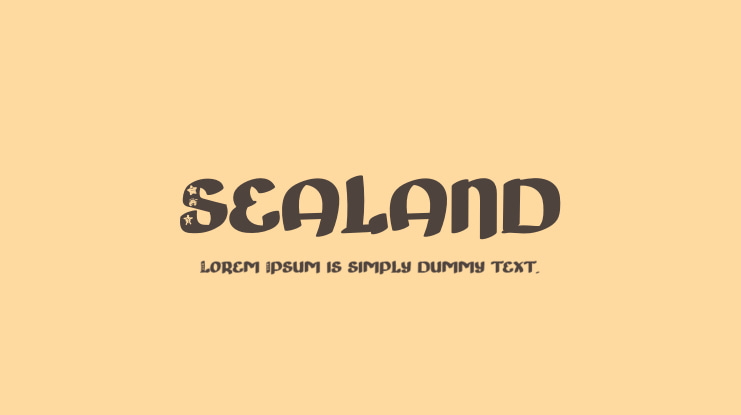 Sealand Font