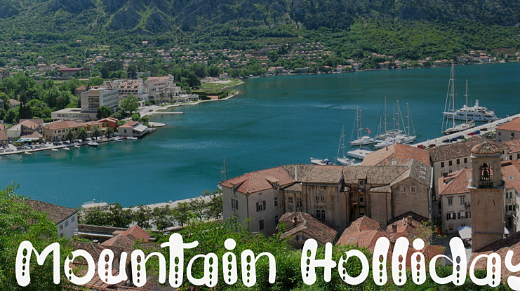 Mountain Holliday Font