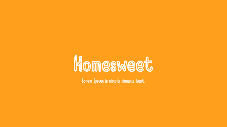 Homesweet Font