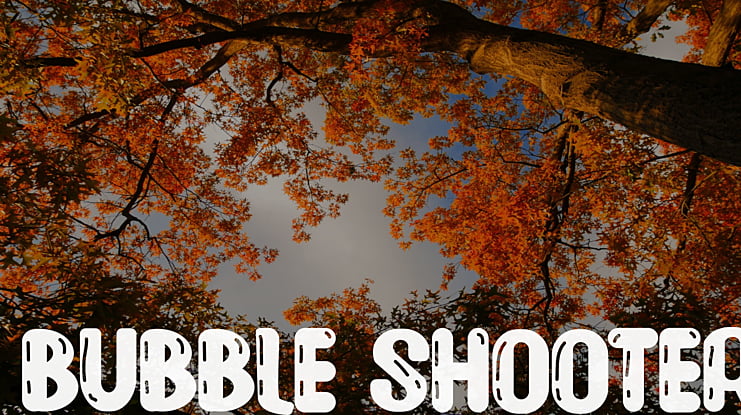 Bubble Shooter Font