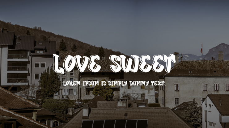 Love Sweet Font
