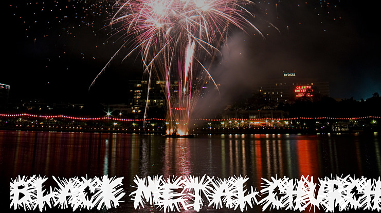 Black Metal Church Font