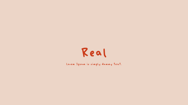 Real Font