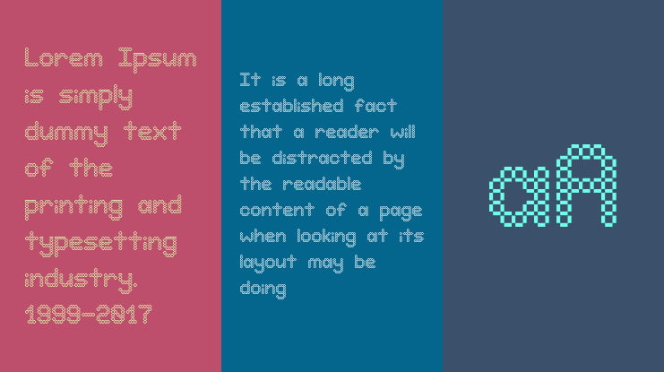 RoundedSquare Font