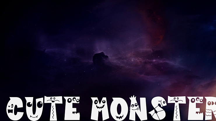 Cute Monster Font