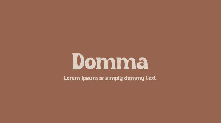 Domma Font