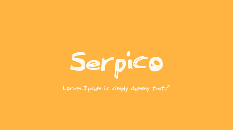 Serpico Font