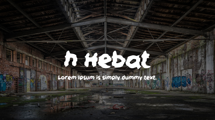 h Hebat Font