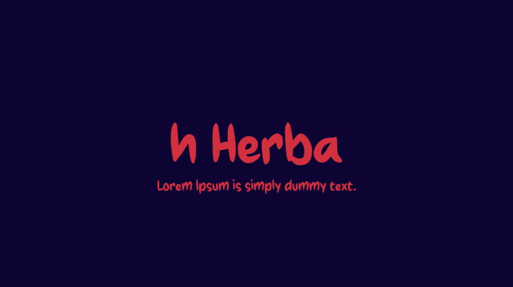 h Herba Font
