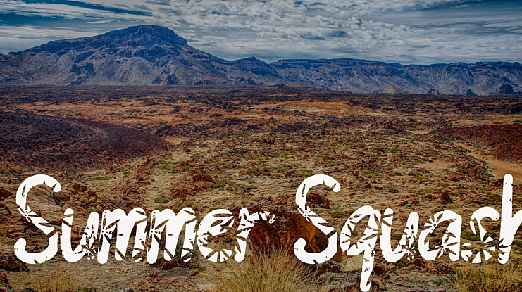 Summer Squash Font