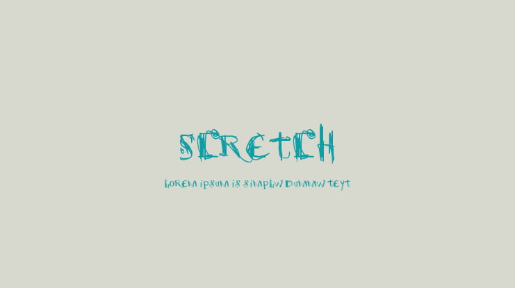 Scretch Font