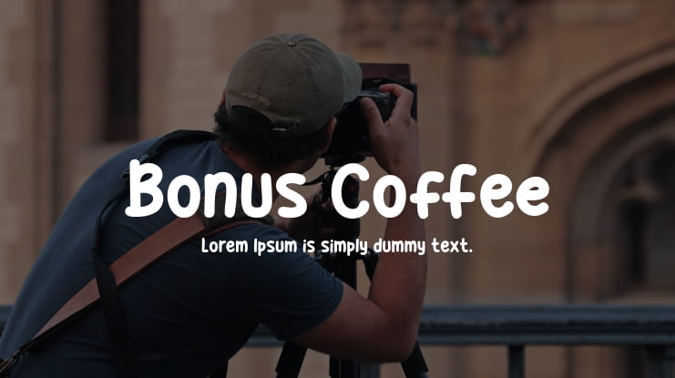 Bonus Coffee Font
