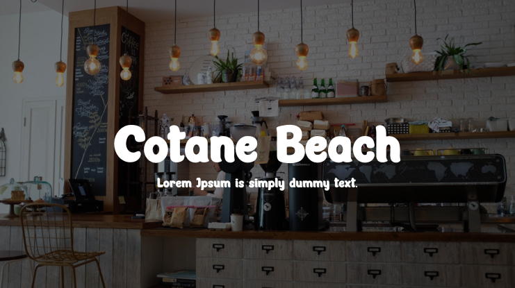 Cotane Beach Font