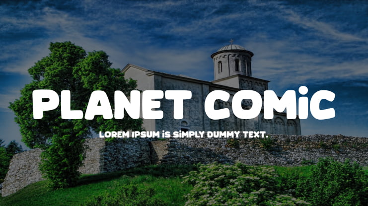 Planet Comic Font