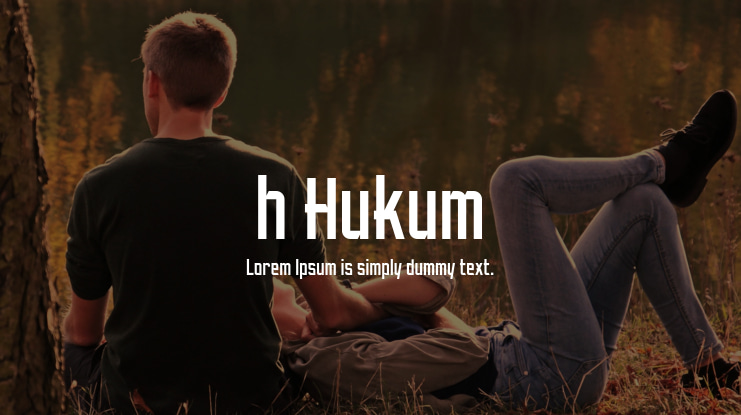 h Hukum Font