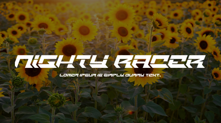 Nighty Racer Font