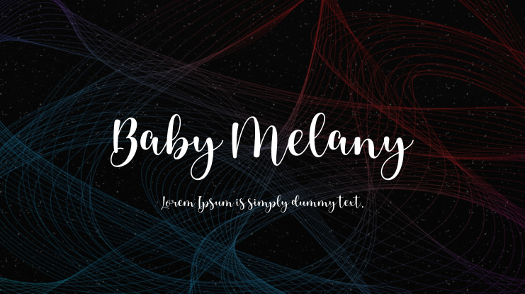 Baby Melany Font