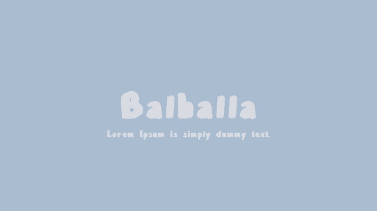 Balballa Font
