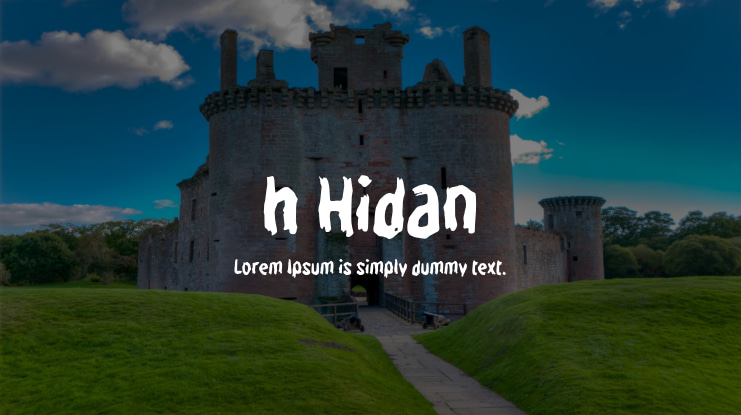 h Hidan Font