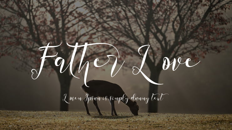 Father Love Font