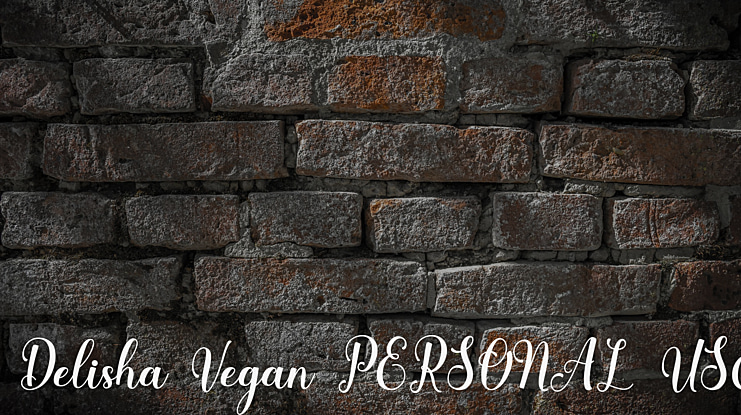 Delisha Vegan PERSONAL USE Font