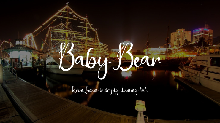 Baby Bear Font