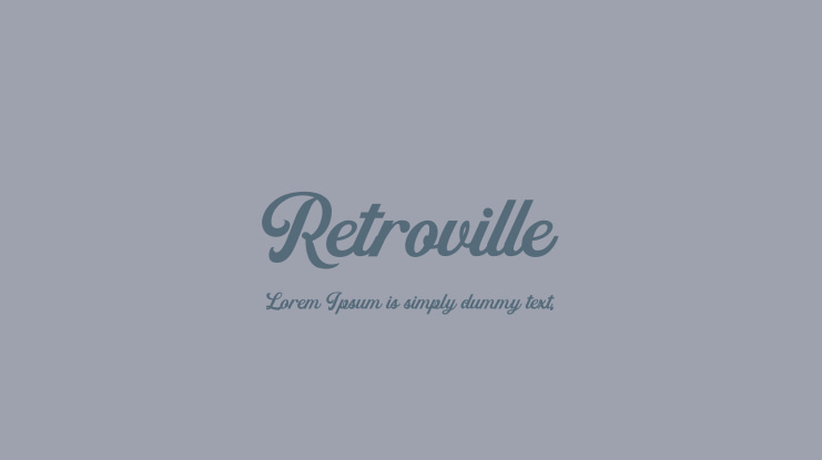 Retroville Font