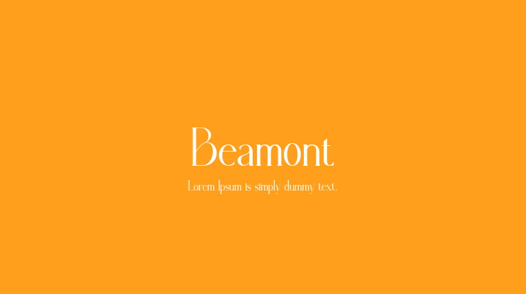 Beamont Font