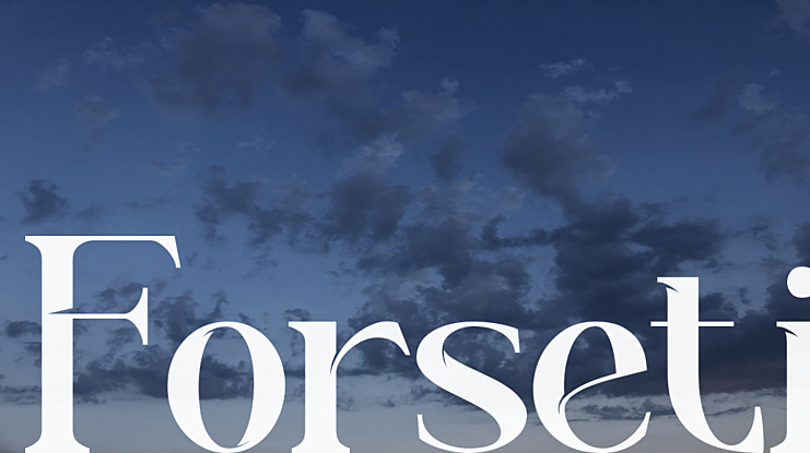 Forseti Font